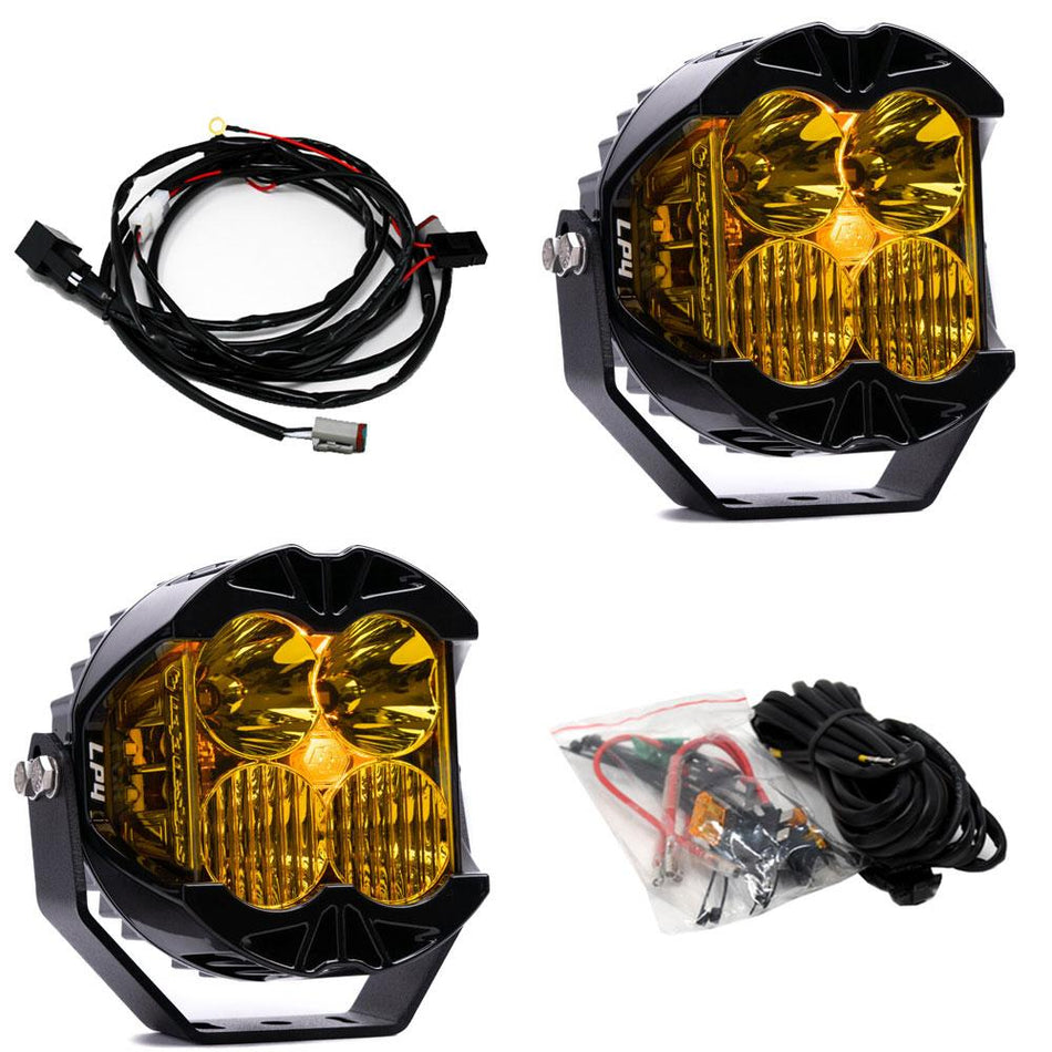 LP4 Pro LED Driving/Combo Amber Lens Pair