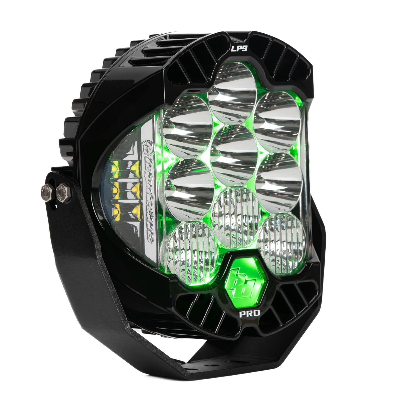 LP9 Pro LED Auxiliary Light Pod Light Pattern Driving/Combo Color Clear Backlight