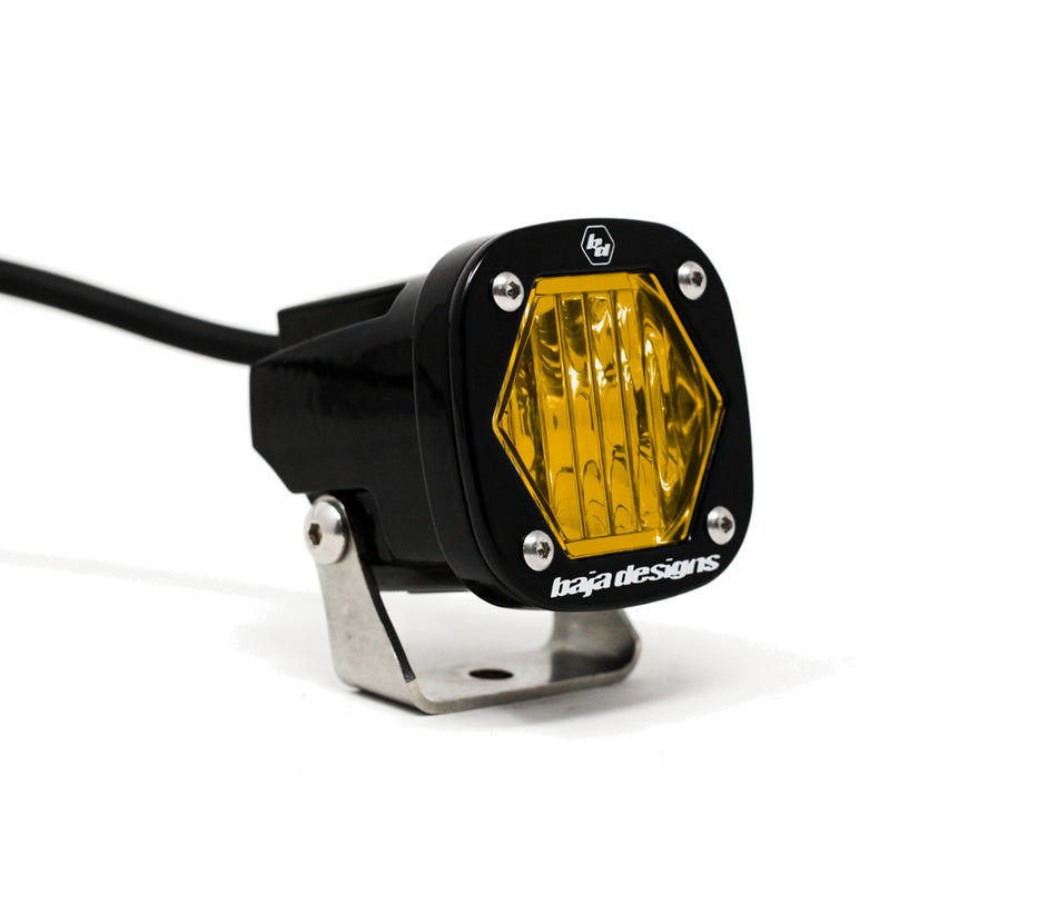 S1 Amber Wide Cornering LED Light with Mounting Bracket