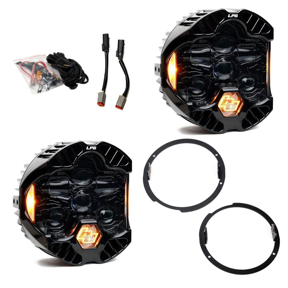 DOT LP6 LED Headlight Kit Jeep 2007-2018 Wrangler JK w/LED Headlights