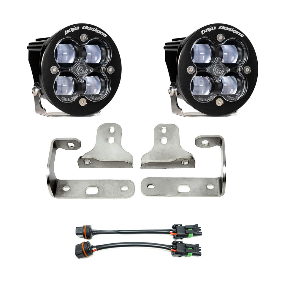 Jeep JL Fog Light Squadron-R SAE 18-Pres Wrangler JL Sport/Sport-S Fog Pocket Kit