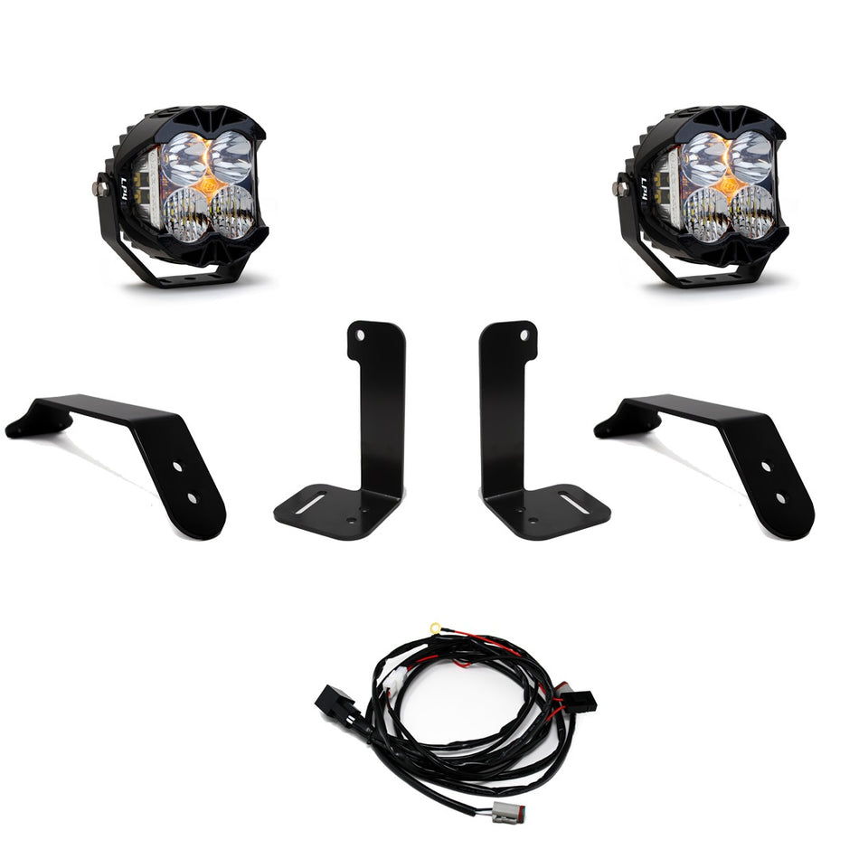 Jeep JL/JT Dual LP4 Auxiliary Light Kit