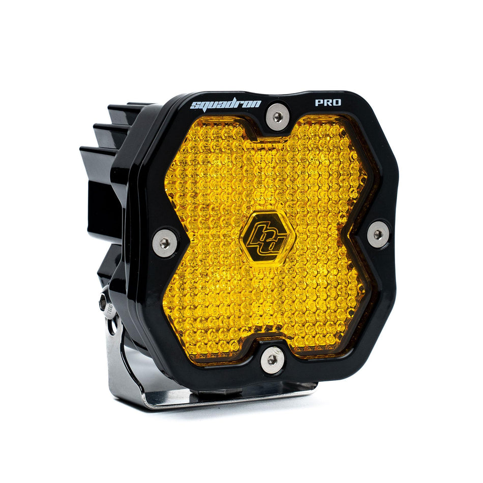Squadron 2.0 Pro Black LED Auxiliary Light Pod Universal Baja Amber