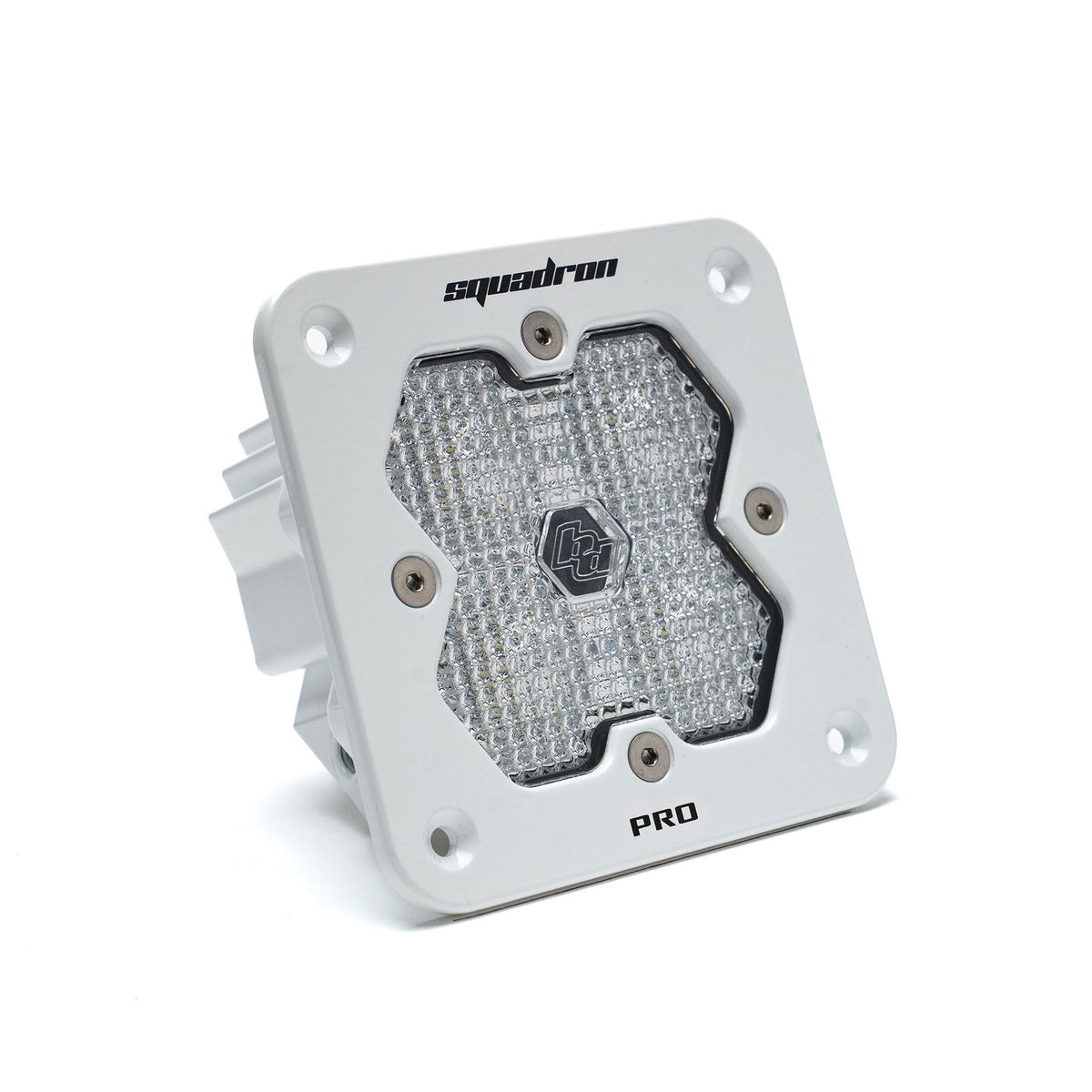 Squadron 2.0 Pro White Flush Mount LED Auxiliary Light Pod Universal Clear