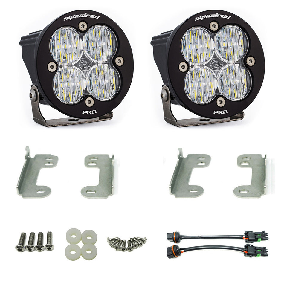 Jeep JK Fog Lights Pocket Kit Squadron R Pro