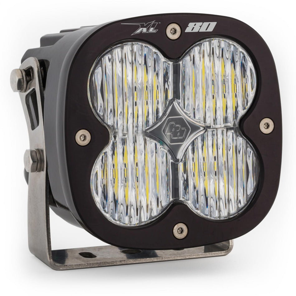LED Light Pods Clear Lens Spot Pair XL80