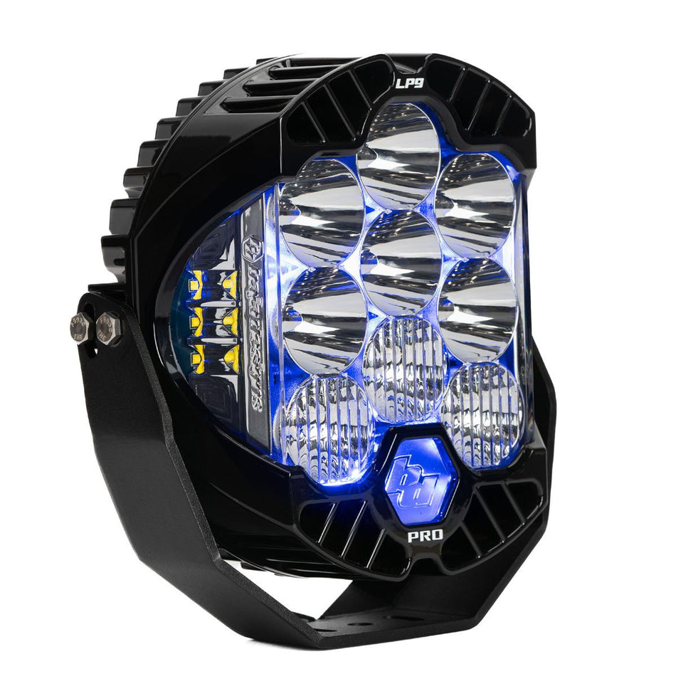 LP9 Pro LED Auxiliary Light Pod Light Pattern Driving/Combo Color Clear Backlight