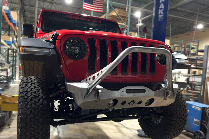 Artec Industries NightHawk Jeep JL Front Bumper W/Mid Tube Stinger Bare