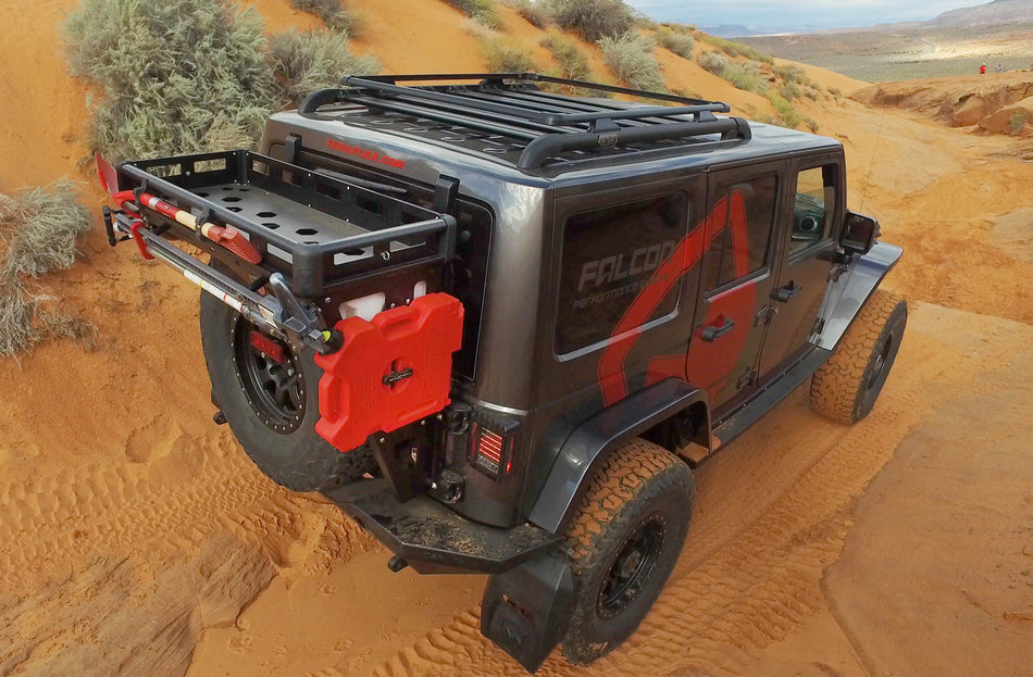 Jeep JK/JKU Alta Cargo Rack Black Rails 07-18 Wrangler JK/JKU TeraFlex