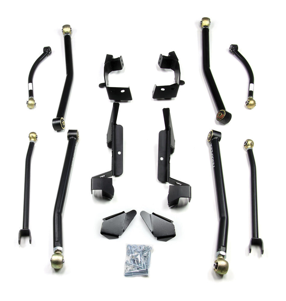 Jeep JK 4-6 Inch Long Adjustable FlexArm Kit w/ Brackets 07-18 Wrangler JK TeraFlex