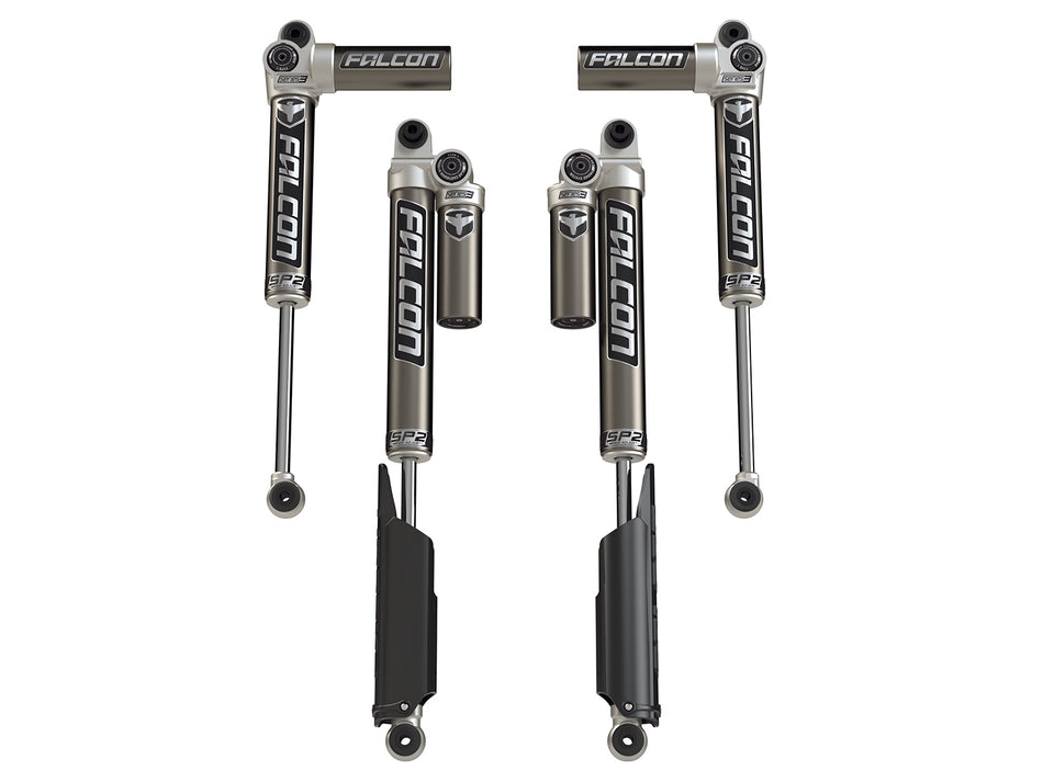 Teraflex Falcon Series SP2 3.1 Fast Adjust Piggyback Front & Rear Shocks for Jeep Wrangler JL/JLU
