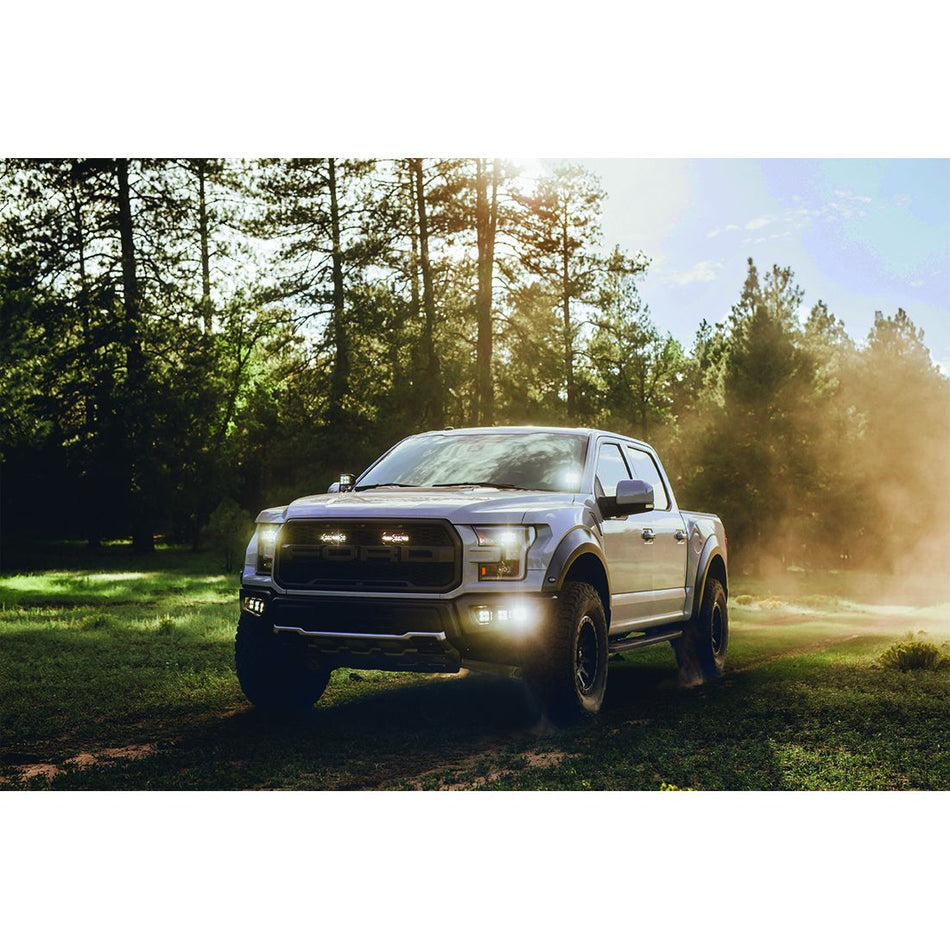 Rigid Industries D-Series PRO Flood Diffused Surface Mount Black 2 Lights