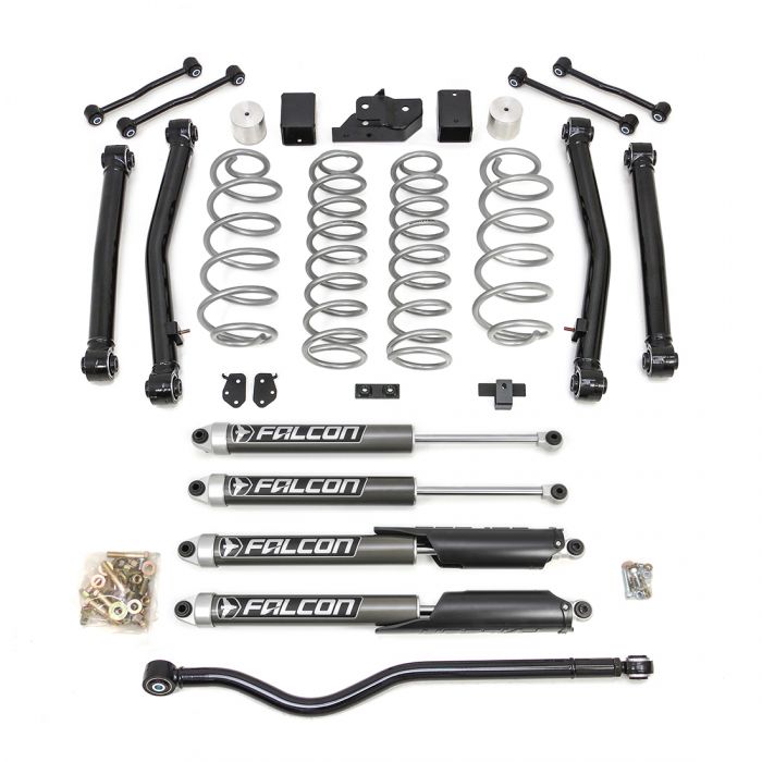 ReadyLift TERRAIN FLEX 4-ARM KIT WITH FALCON 2.1 MONOTUBE SHOCKS 2018-2020 JEEP JL WRANGLER