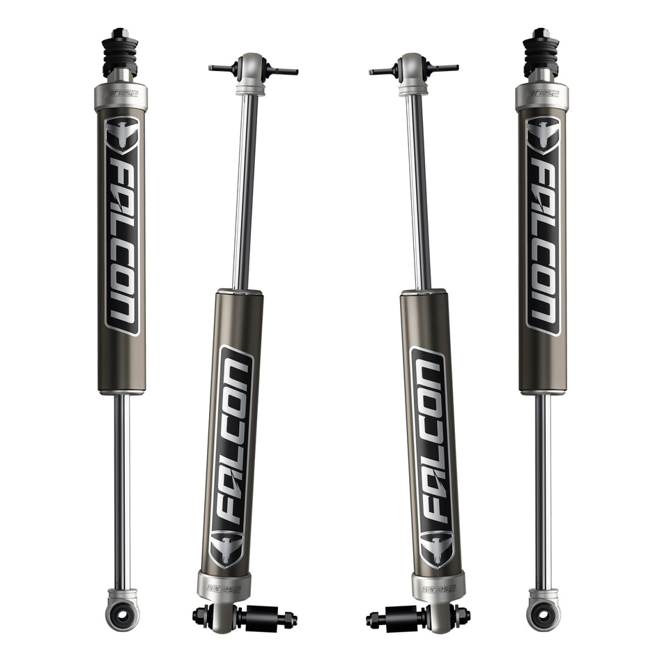 Teraflex Falcon Series 2.1 MonoTube Front & Rear Shocks (Jeep Wrangler JK/JKU)