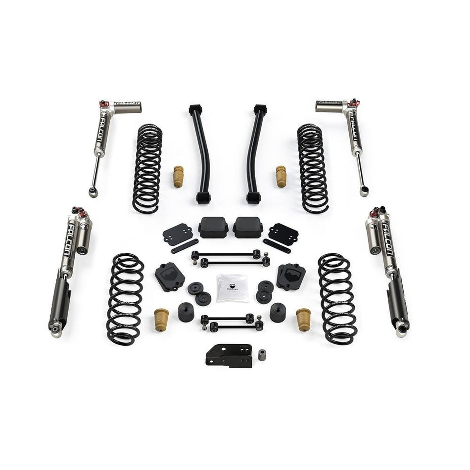 TeraFlex 2.5" Sport ST2 Suspension System with Falcon SP2 3.3 Fast Adjust Piggyback Shocks - 1612033